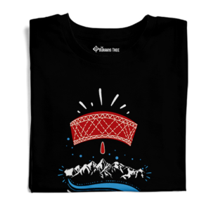 Uttarakhand Theme Folded T-shirt